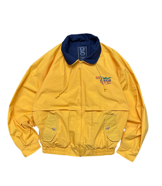 GEAR FOR SPORTS Rain Coat Jacket Yellow Large Vintage