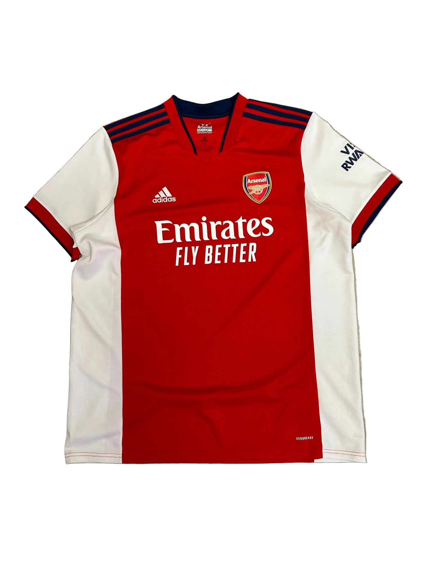 Red Adidas Arsenal FC 2021/2022 Home Jersey 2XL