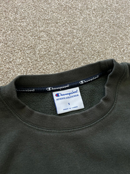 Champion Reverse Weave Sweater Green Small