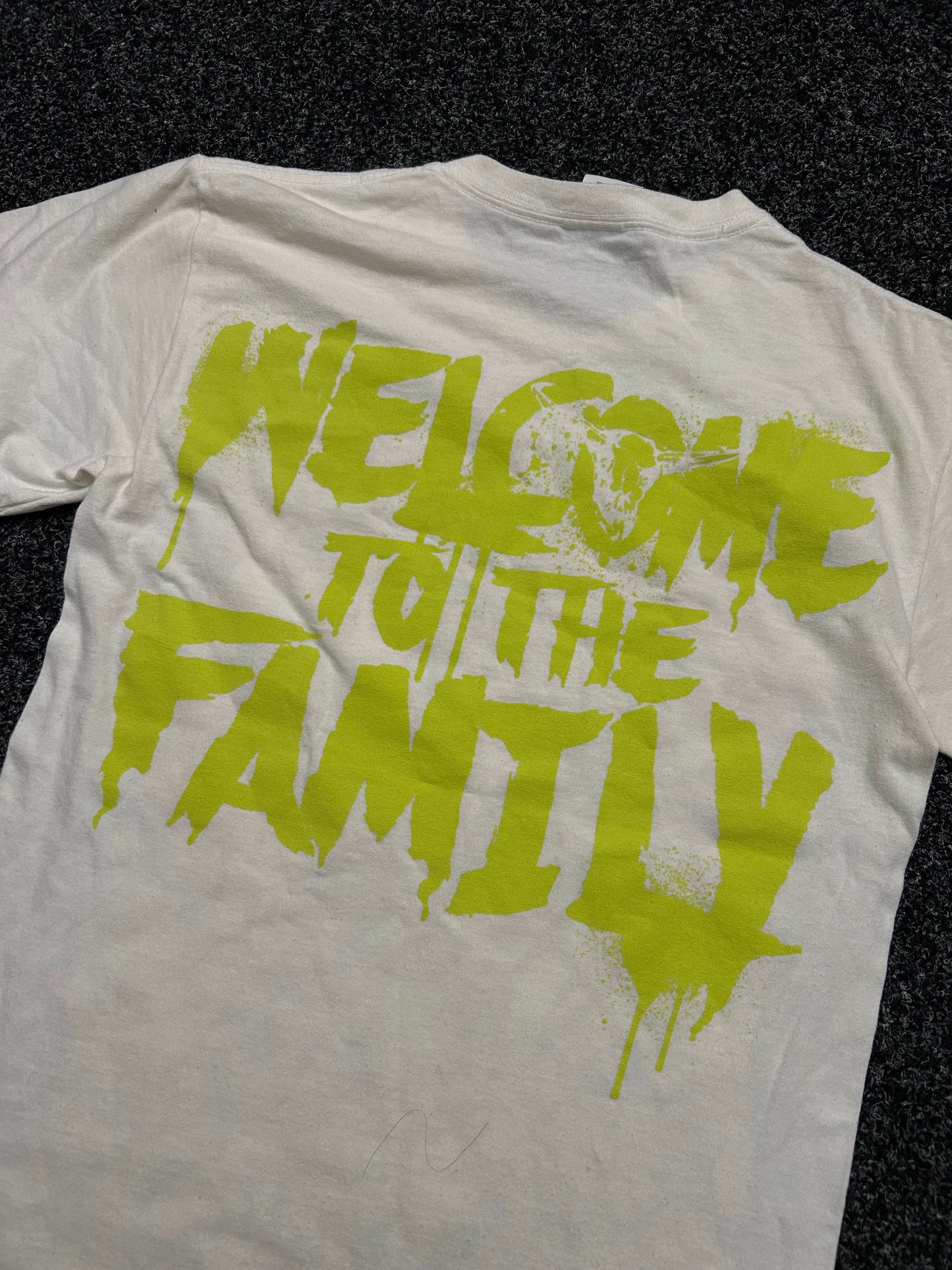 Hell Tee Small White Big Toon Print