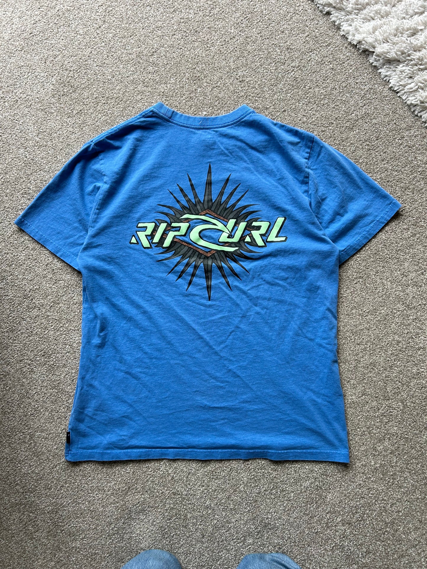 Rip Curl Quest Art T-Shirt in Cobalt Blue Large