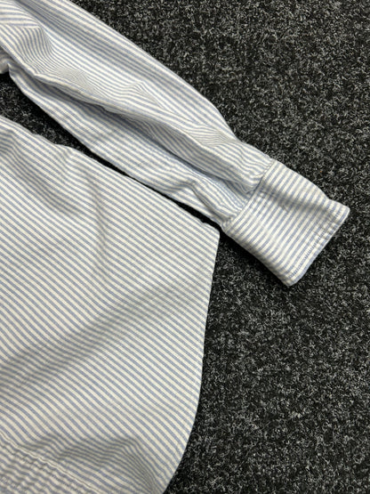 Polo RL Striped Polo Women's Light Blue XS
