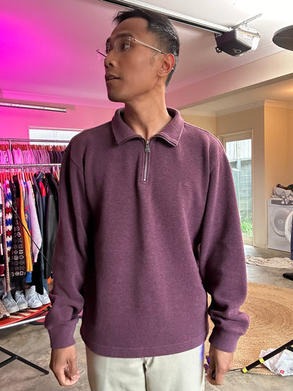 Alton Ave Sweat from the New Zealand heritage brand Rodd & Gunn Quarter Zip Maroon Small