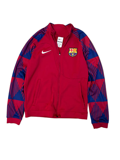 Nike Barcelona Academy Pro Anthem training jacket in noble red and deep royal blue XS
