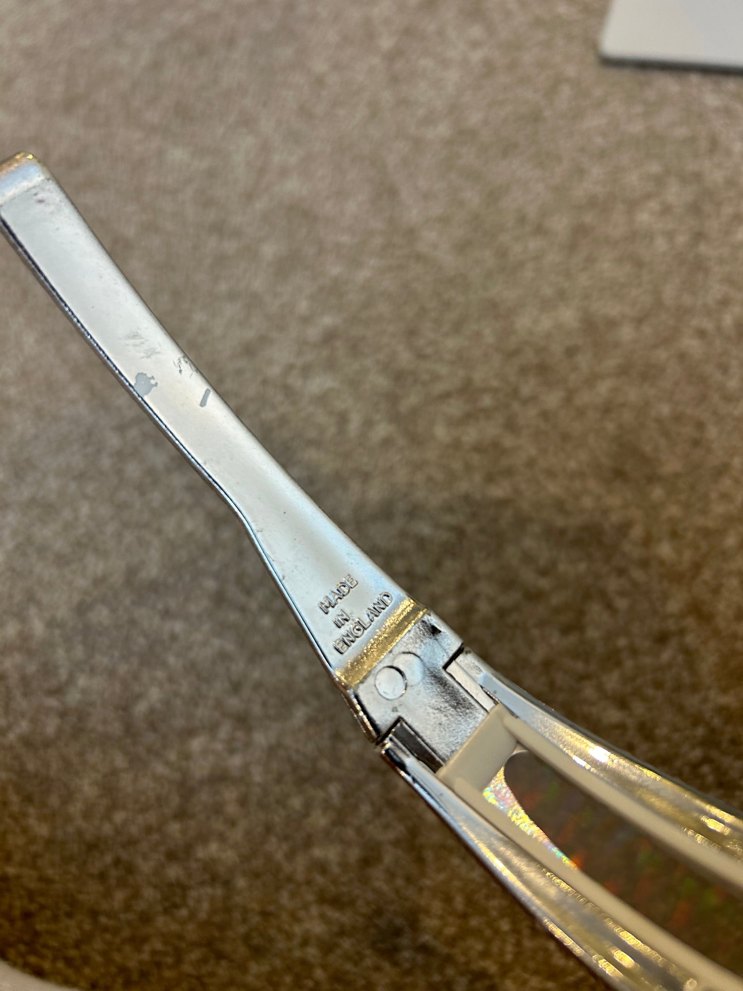 Diffraction Glasses Made in England Chrome