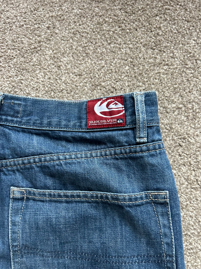 Vintage Quiksilver Baggy Fit Jeans Men's size 34 Loose 5 Denim