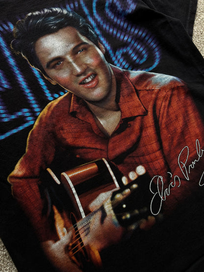 Elvis Presley Black Tee Small Thailand