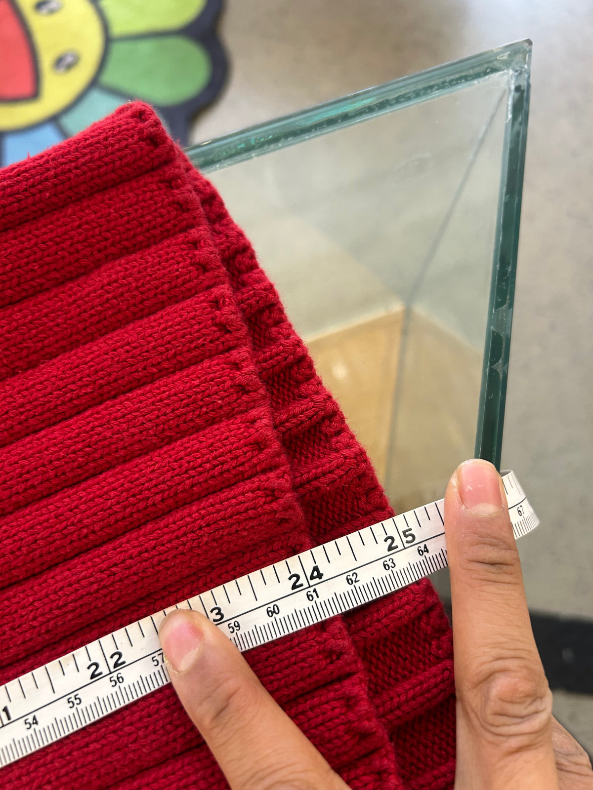 classic red ribbed quarter-zip sweater by Polo Ralph Lauren featuring a high mock neckline and textured vertical ribbing Small
