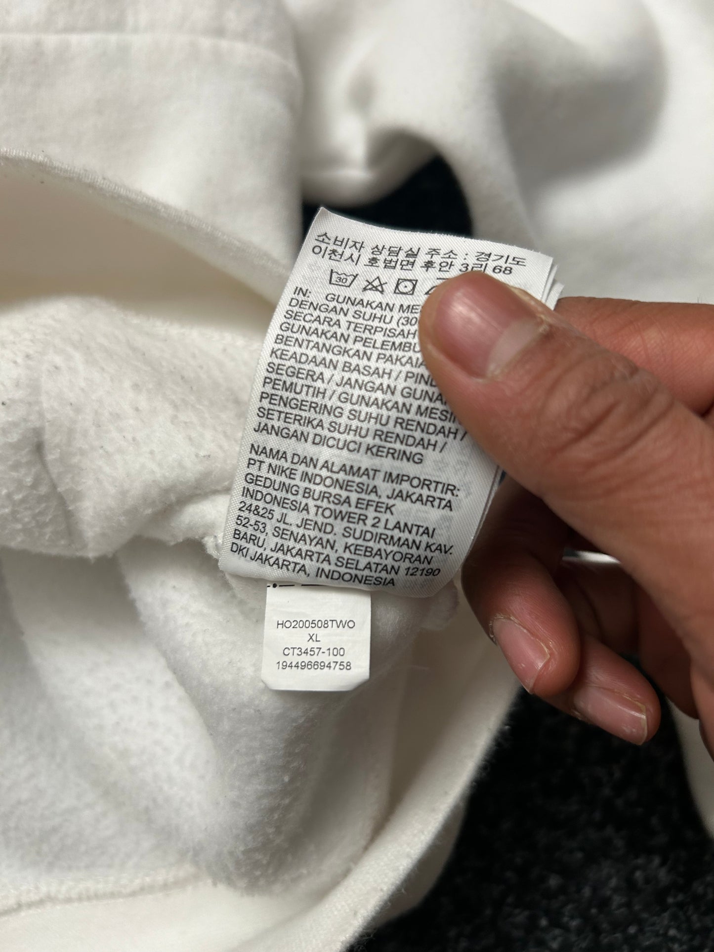 JORDAN JUMPMAN HOLIDAY HOODIE XL White