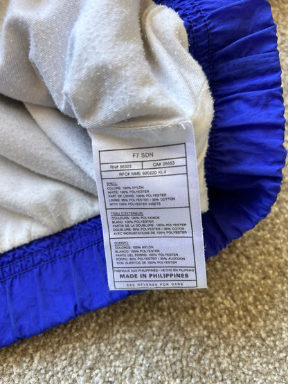 vintage Nike 90s woven windbreaker jacket in blue and white Medium