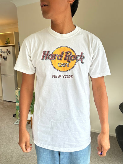 vintage Hard Rock Cafe New York t-shirt White Medium