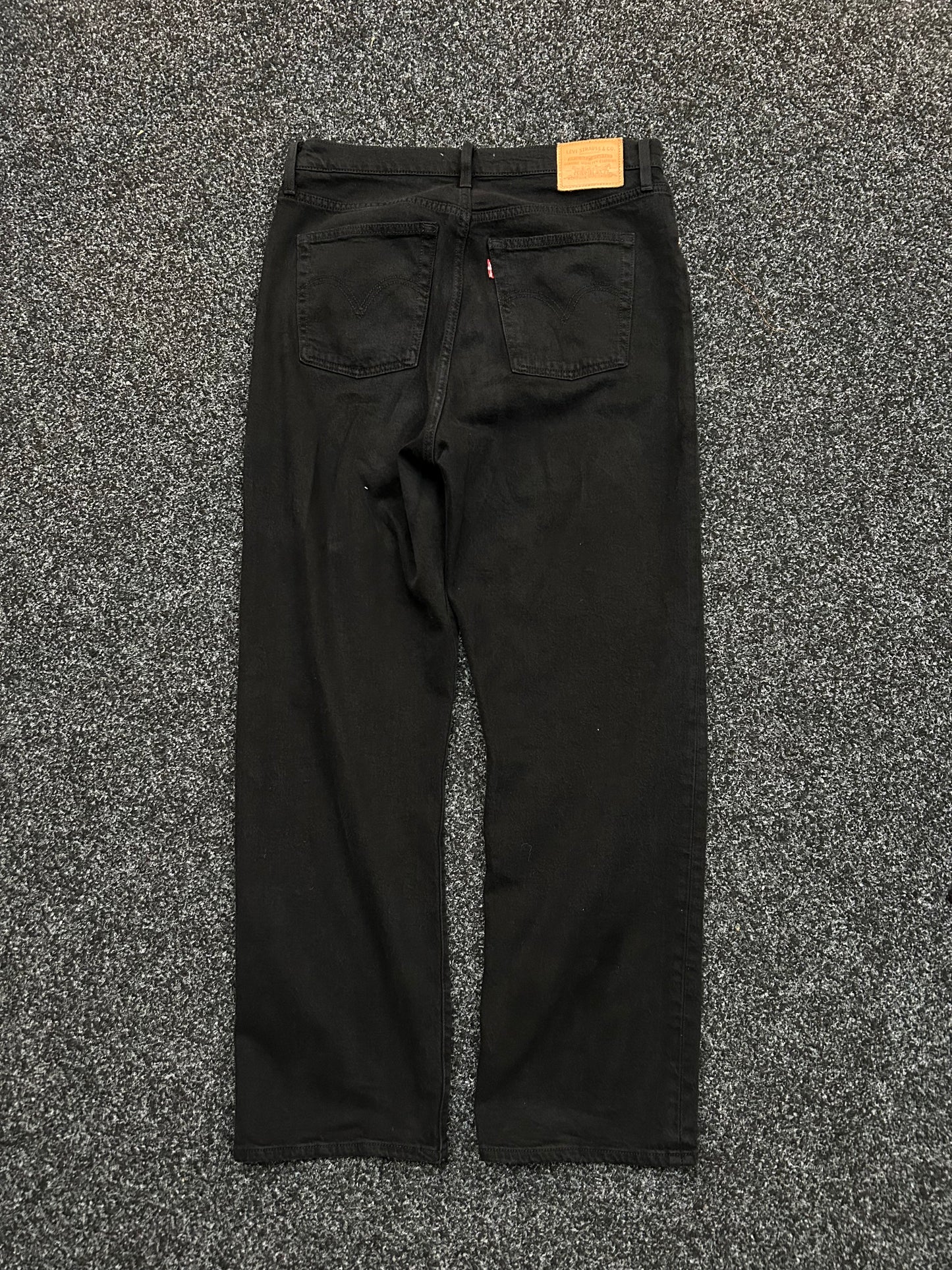 Levi's Ribcage Straight Baggy Pants Black size 33