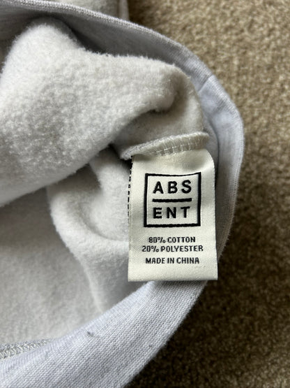 ABSENT patchwork crewneck sweatshirt  IOWA Grey Large