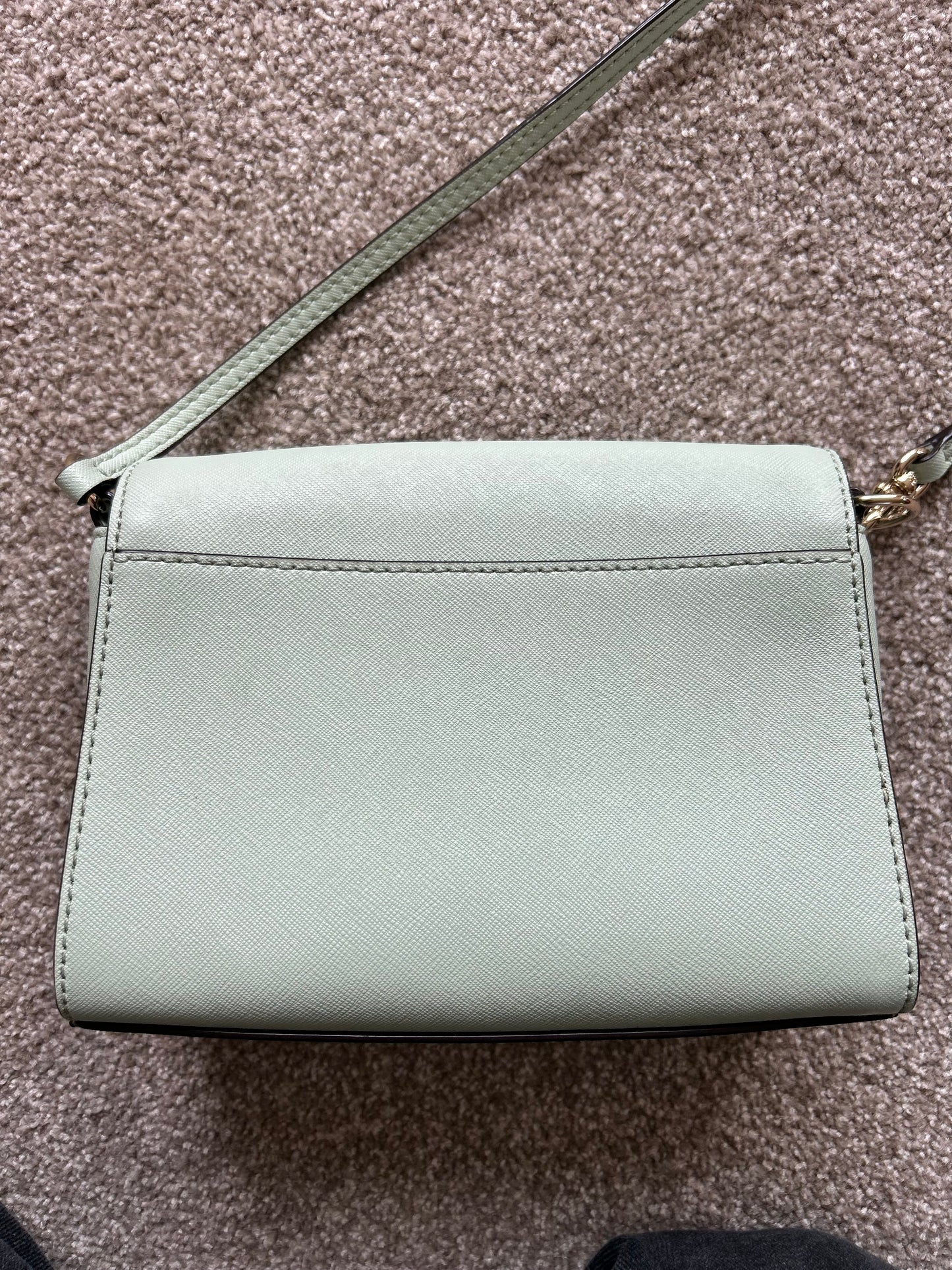 Kate Spade New York Cedar Street Magnolia crossbody bag in mint green leather