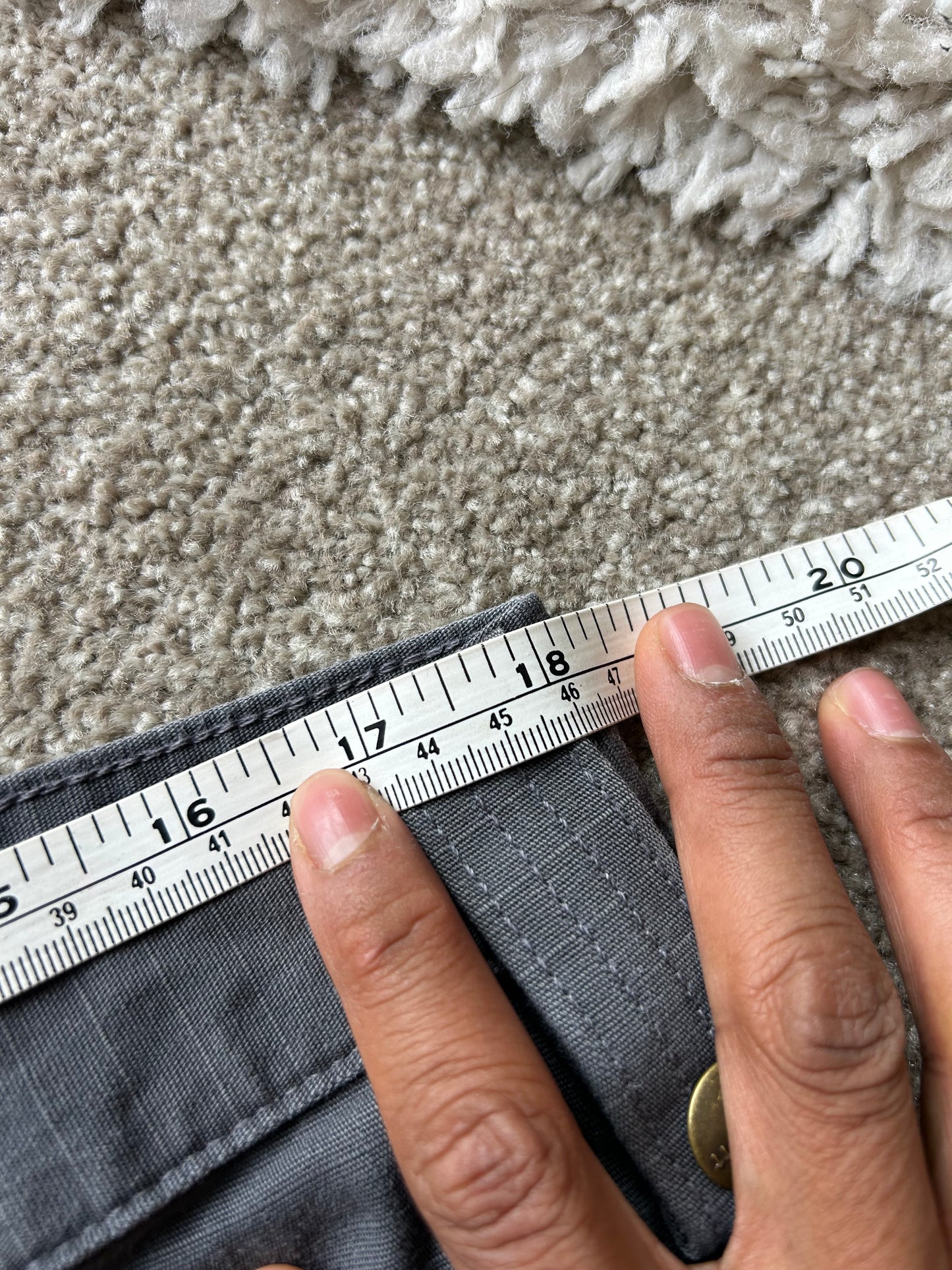 Carhartt Men's Multi Pocket Washed Duck Pants, designed for heavy-duty work with multiple storage pockets and reinforced knees.  Grey 36 waist