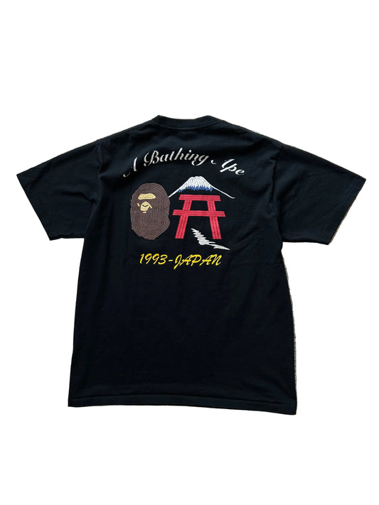 Bape Japan Tee size Medium Black