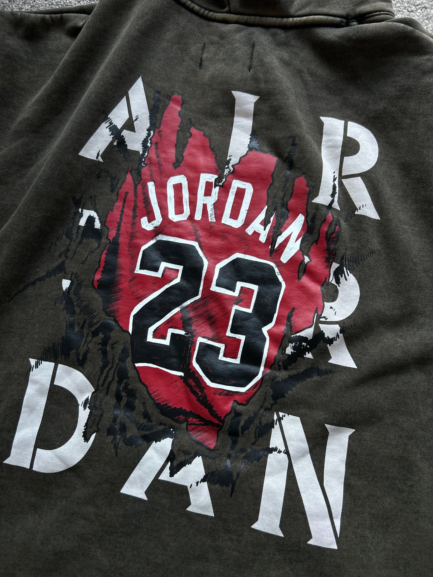 Jordan AJ5 Men’s Graphic Fleece Pullover Hoodie 2XL