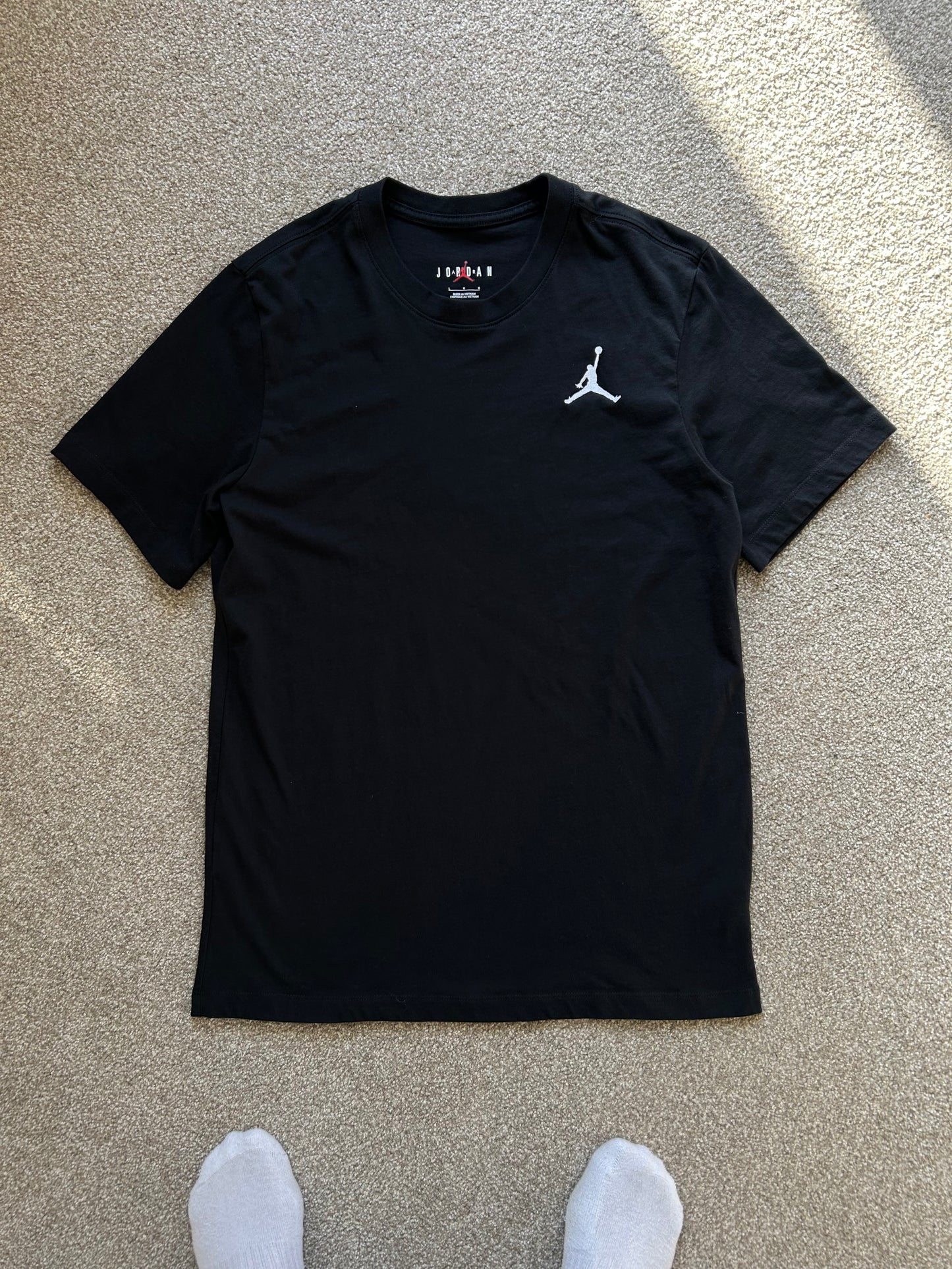 Jordan Jumpman Air Embroidered Tee Large Black