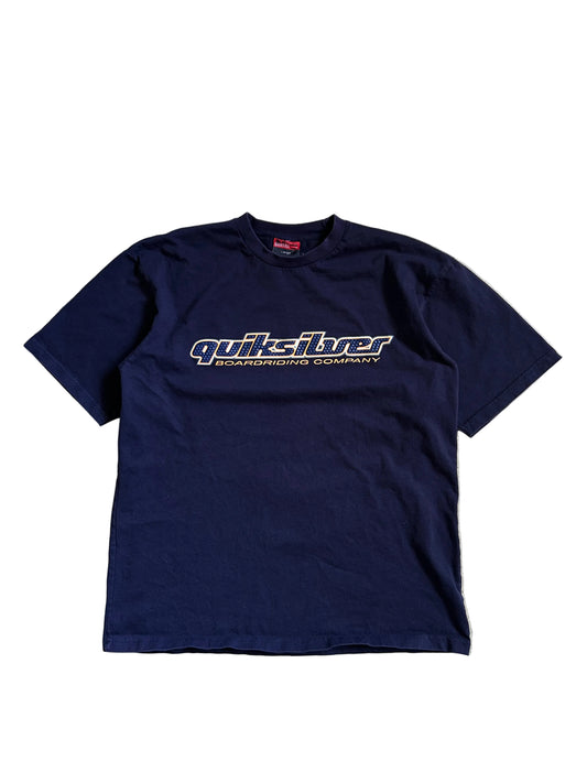 Navy blue vintage Quiksilver "Boardriding Company" graphic t-shirt