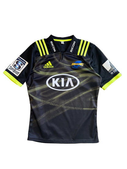 Adidas Hurricanes Super Rugby jersey,from the 2018 season size Large Black