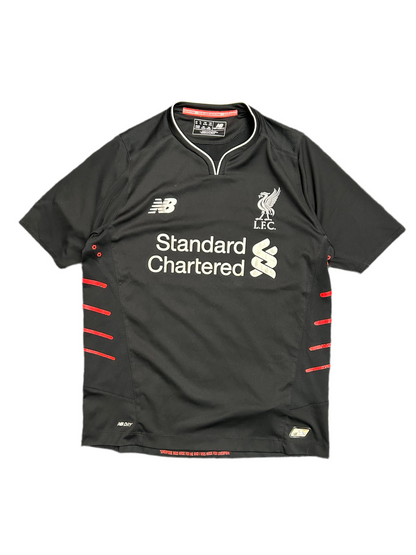 2016-17 Liverpool New Balance Away Shirt Black Small