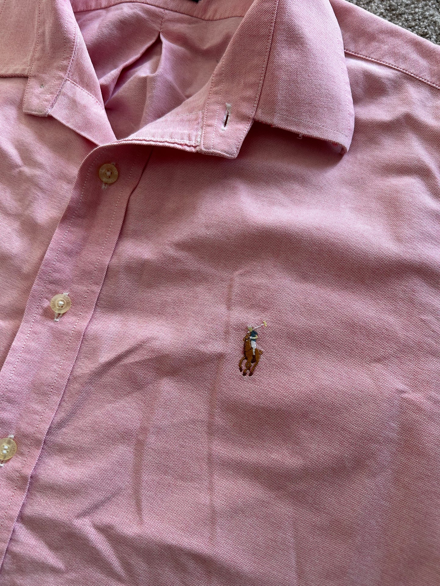 Classic Fit Oxford Shirt
Polo Ralph Lauren Pink XL