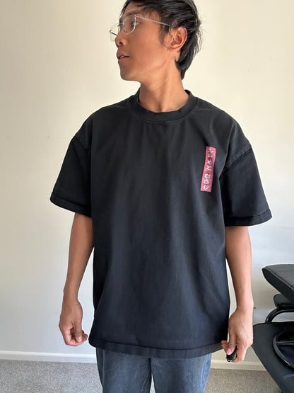 black HOKURO branded oversized t-shirt XL