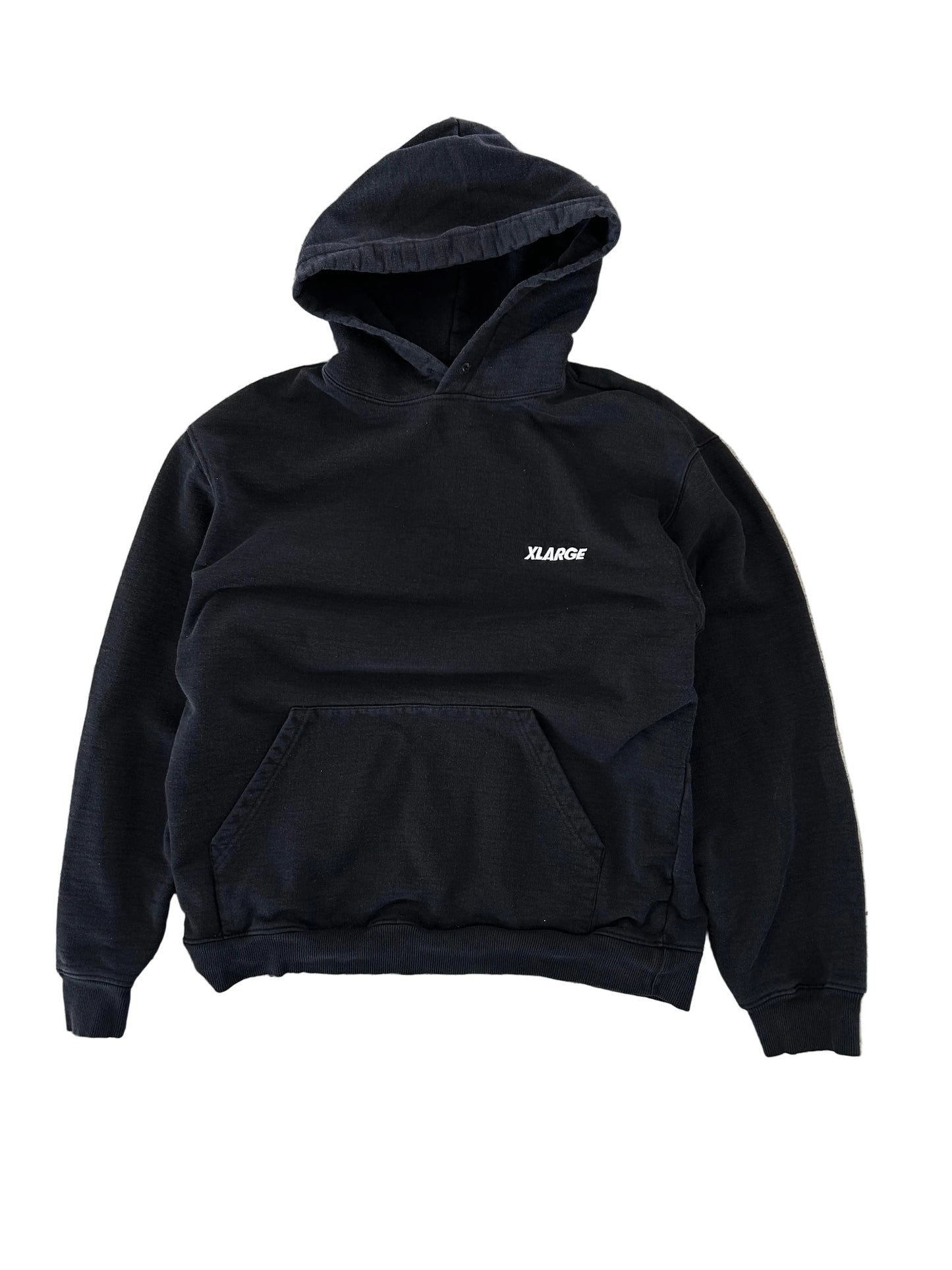 XLarge Text Sweat Black Hoodie, a streetwear staple made from 475GSM heavyweight cotton Medium