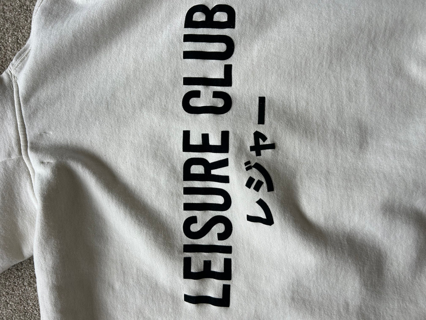 Absent Hoodie Cream size Small