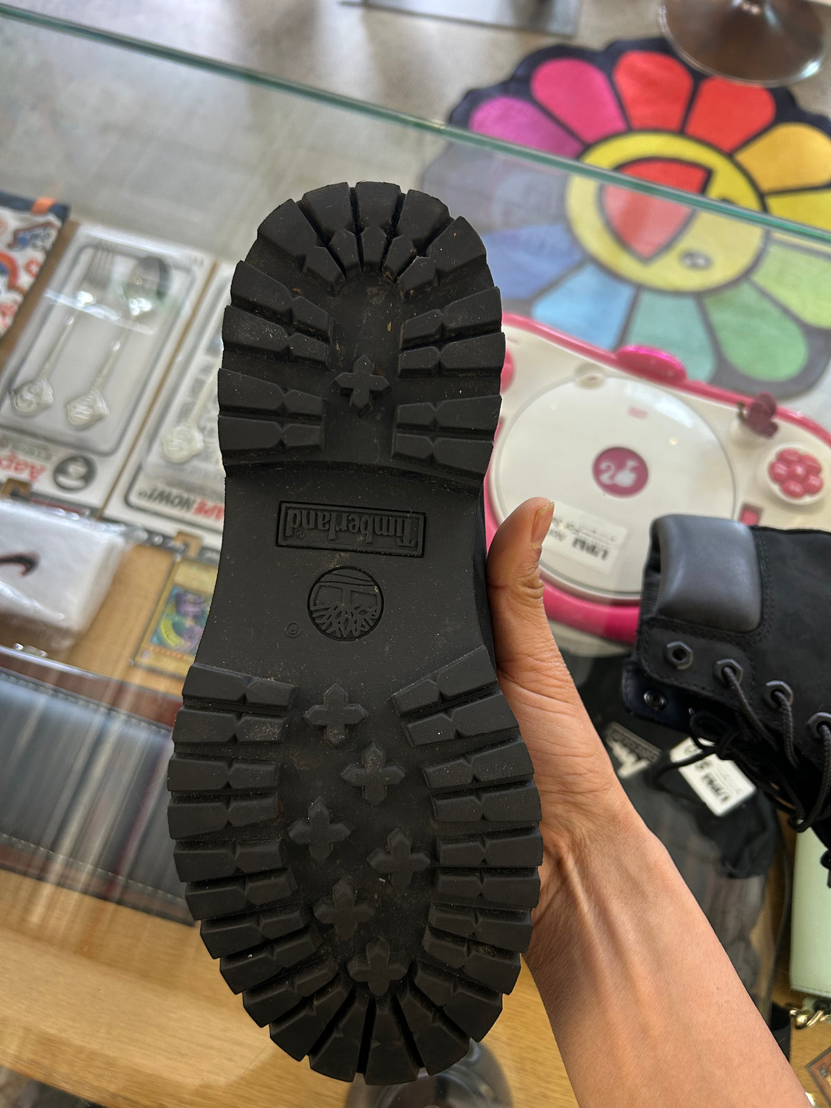 Black Timberland 6-Inch Premium Waterproof Boots size 7 Womens
