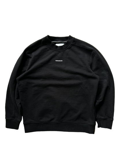 Calvin Klein Spell Out Sweater Black size Medium