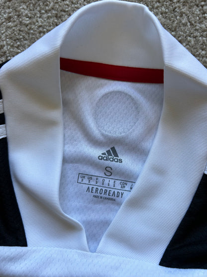 Adidas Fulham FC 2020-21 home football shirt White Small