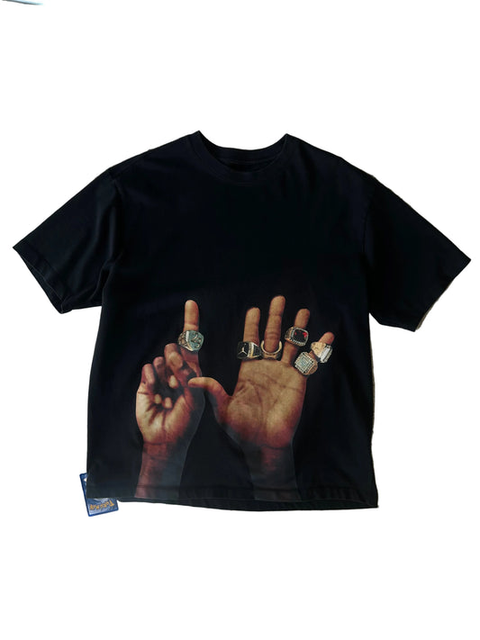 Jordan Flight MVP Rings T-Shirt in Black XL