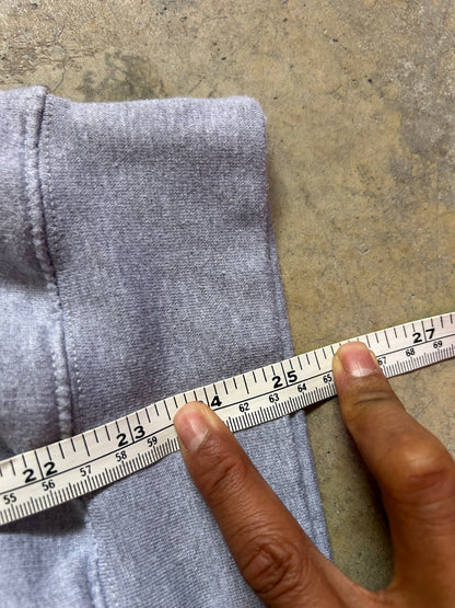 gray crewneck sweatshirt featuring a graphic of the singer Aaliyah Medium