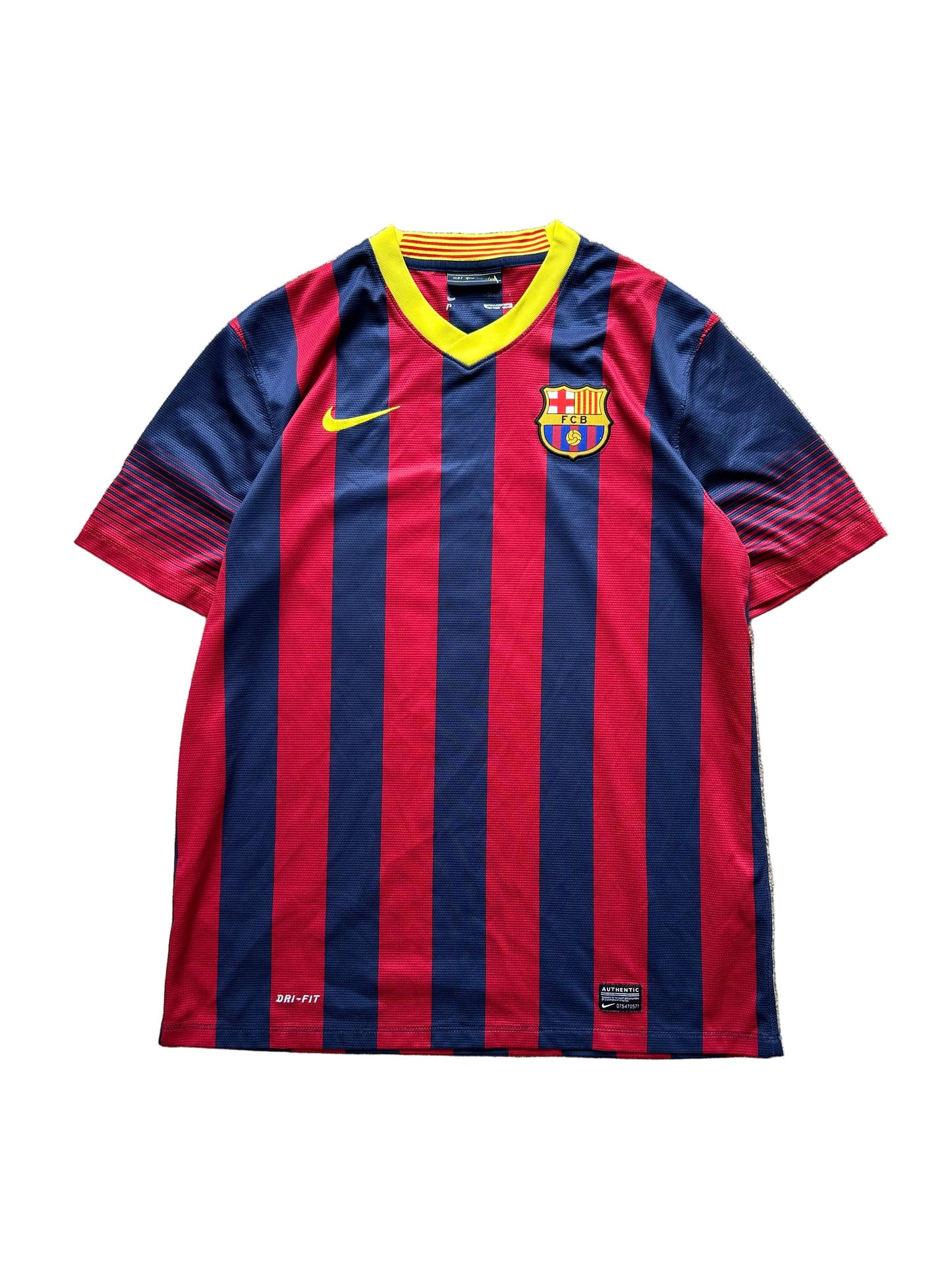 Nike FC Barcelona 2013-14 home shirt Navy Large Football Jersey