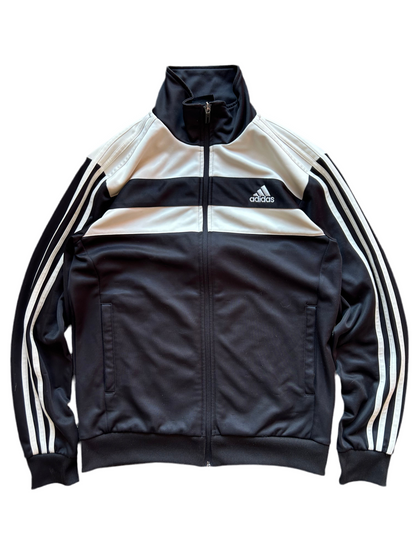 Vintage Adidas Track Jacket Black White Medium