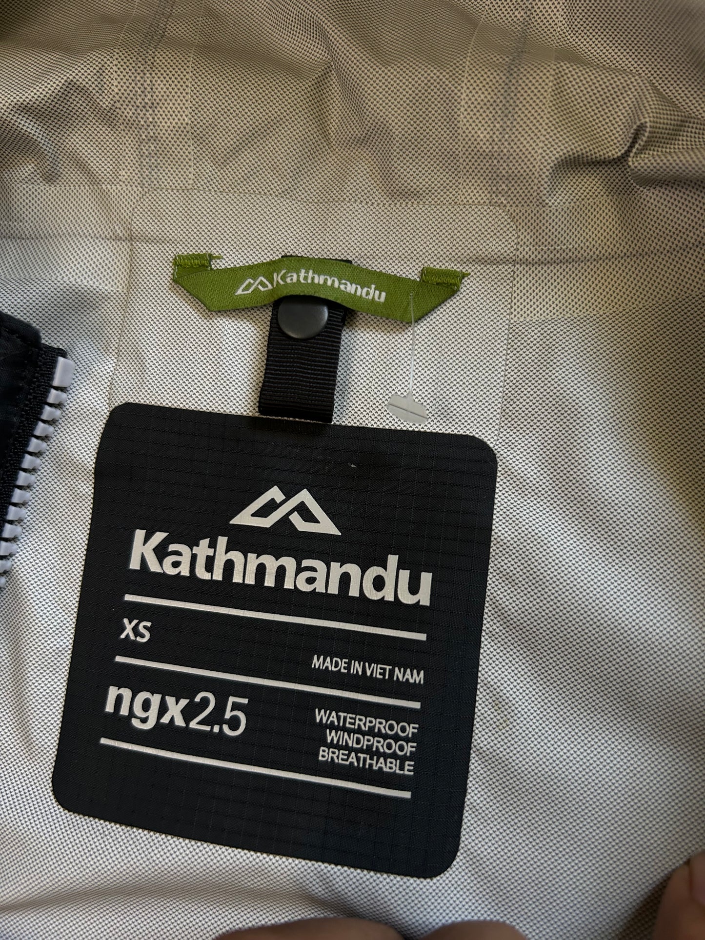 Kathmandu Trailhead Men's NGX Rain Jacket is a durable, waterproof, and highly breathable garment designed for wind and rain Small Black