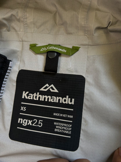 Kathmandu Trailhead Men's NGX Rain Jacket is a durable, waterproof, and highly breathable garment designed for wind and rain Small Black
