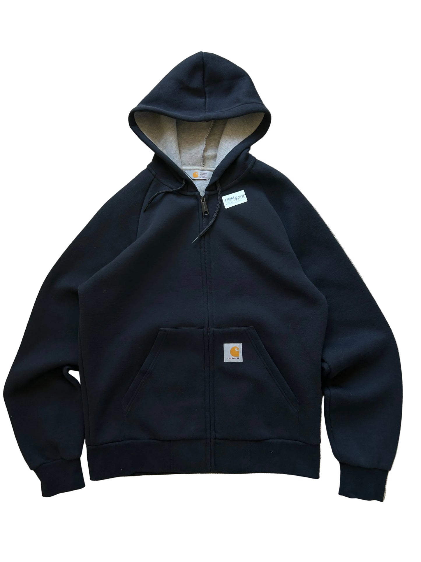 Carhartt Navy Blue Zip up Hoodie Medium