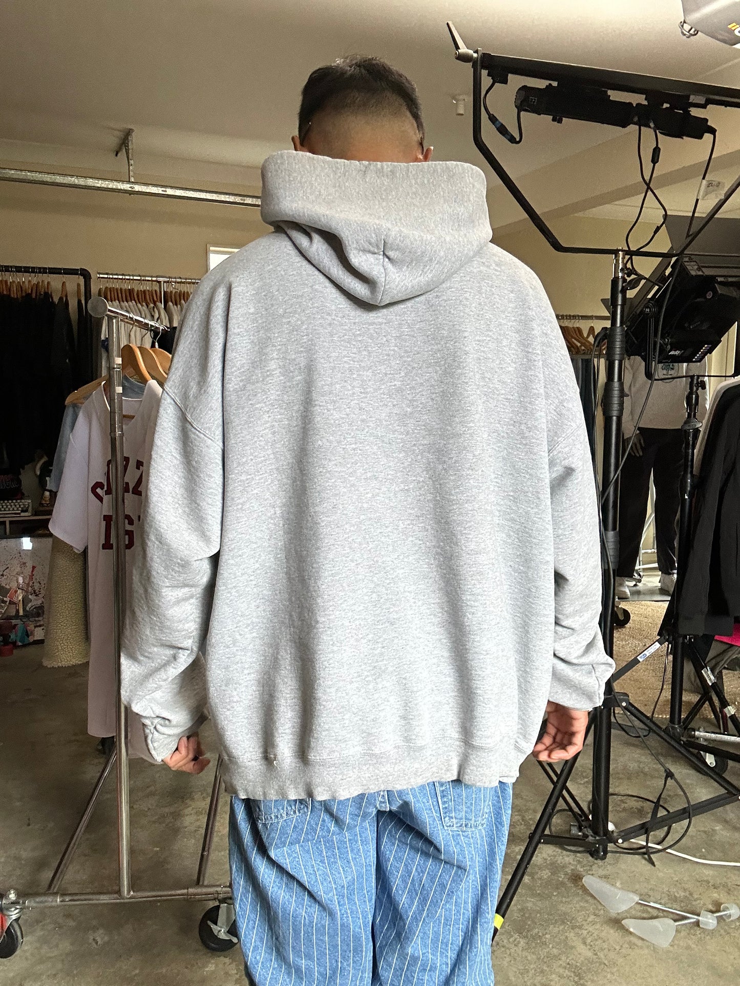 Thrasher Skate Mag Hoodie in a heather grey colorway XL