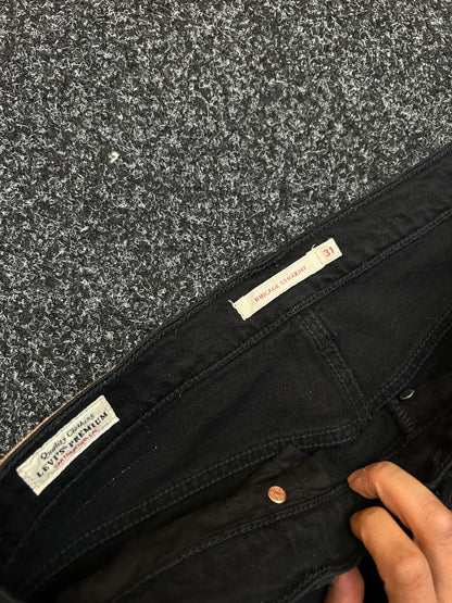 Levi's Ribcage Straight Baggy Pants Black size 33
