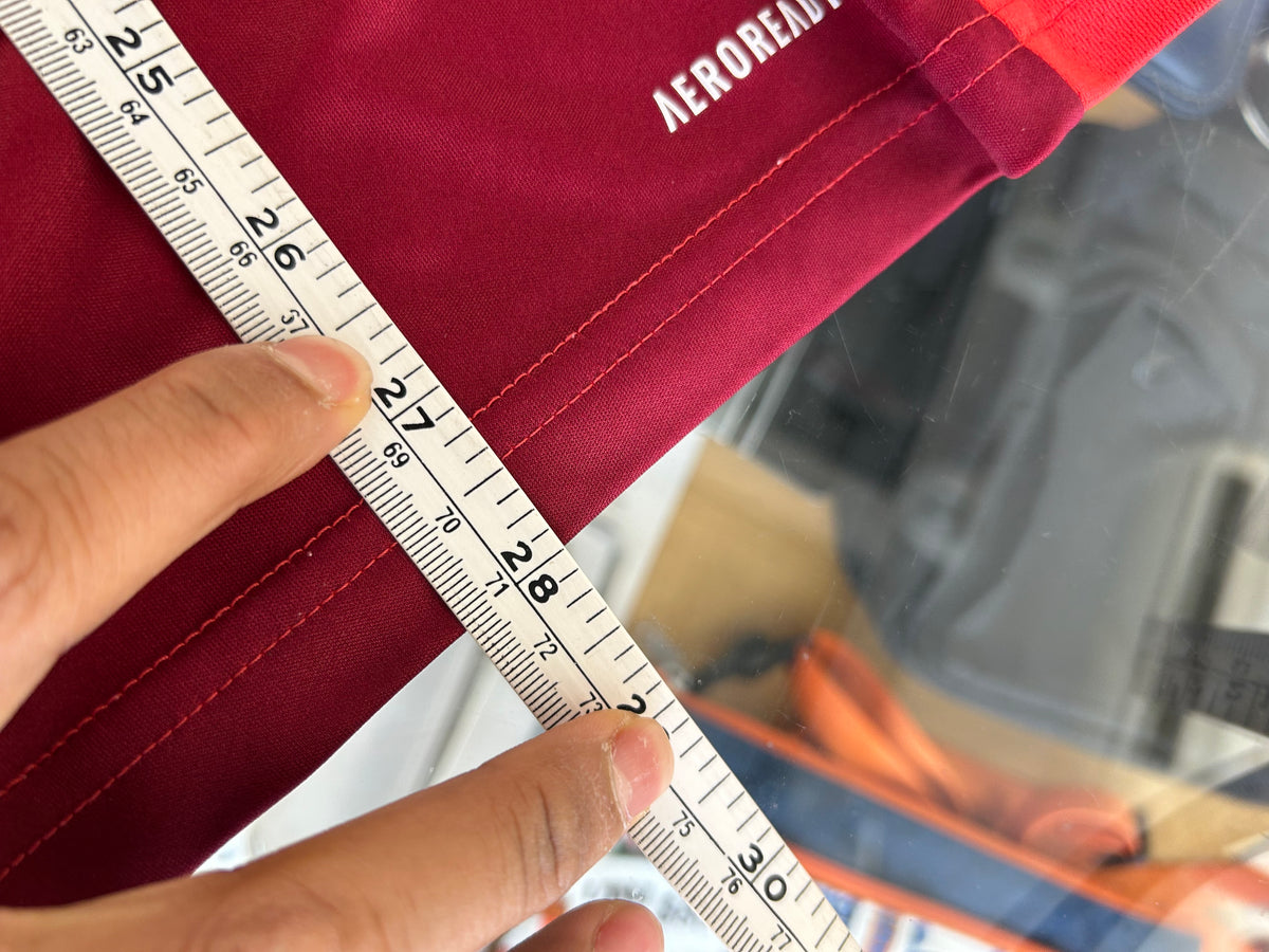 adidas Manchester United 2024/25 Home Jersey in red featuring the Snapdragon sponsor logo Small