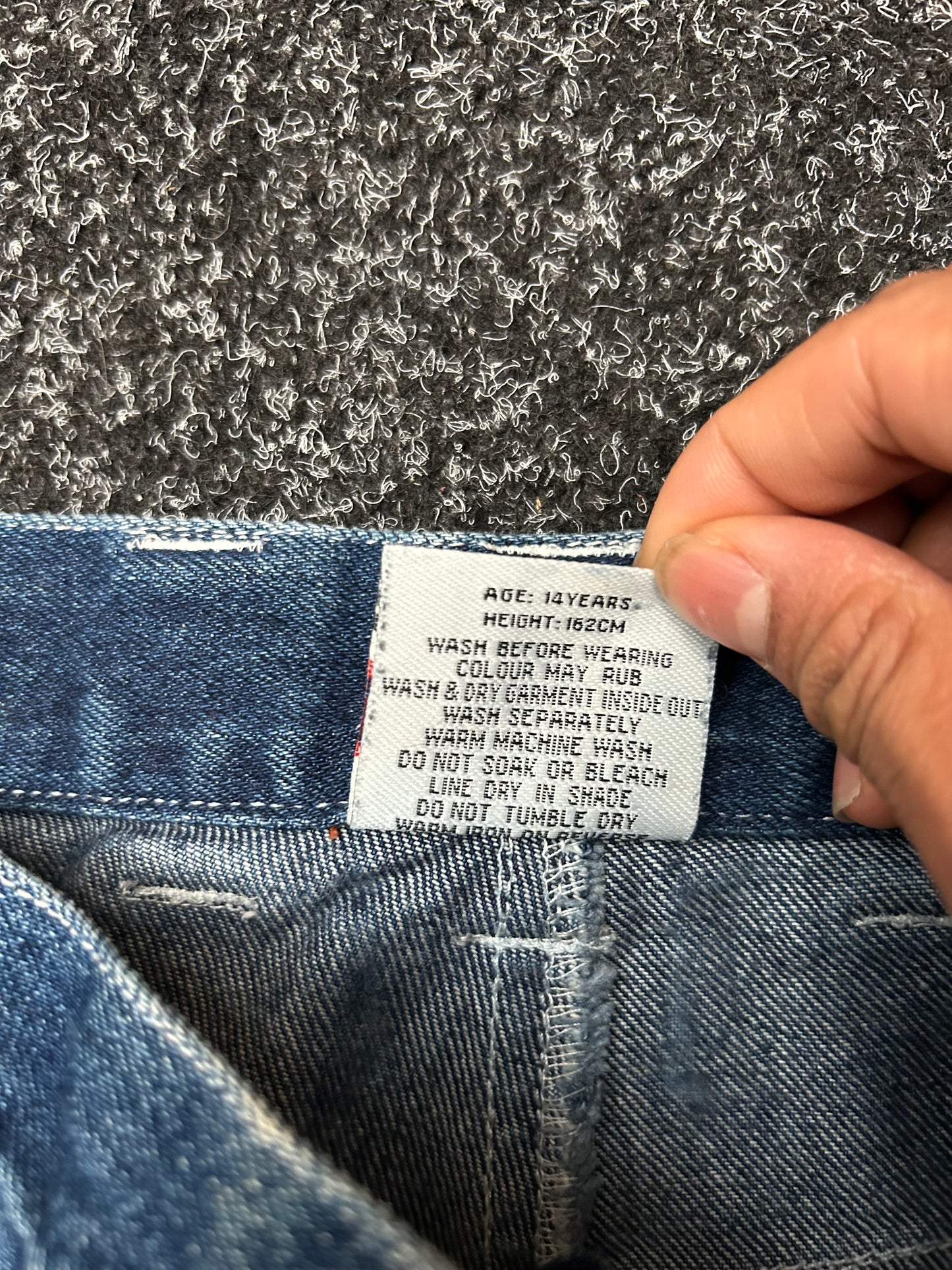 Carpenter Denim Baggy Pants