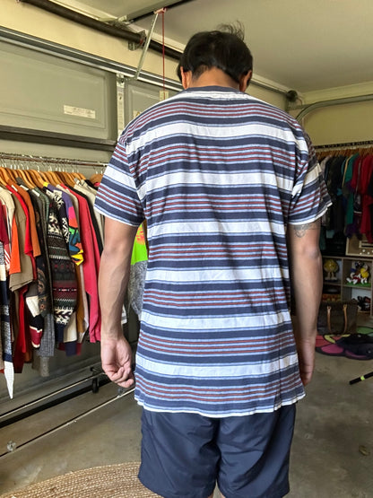 men's striped short-sleeve t-shirt from the brand Billabong Medium Purple