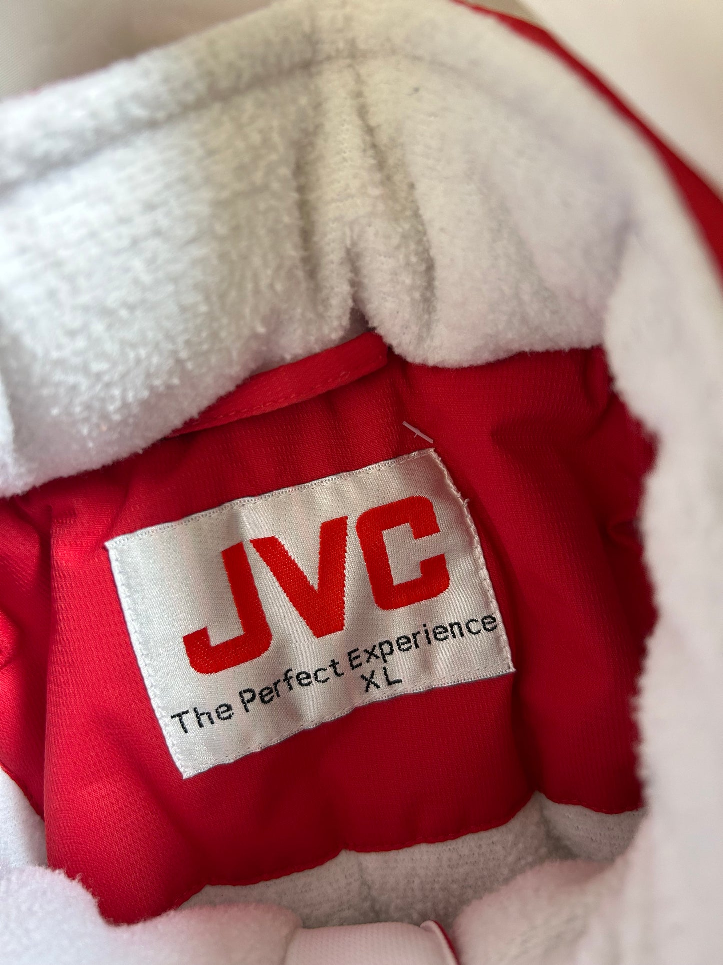 vintage unisex JVC ski snow jacket parka Medium White