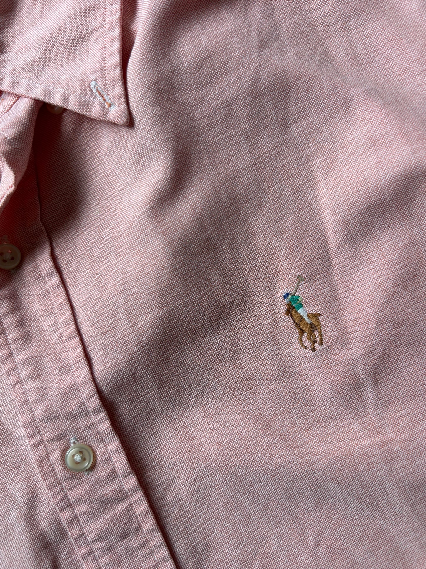 Ralph Lauren RL Oxford Short sleeve Peach L