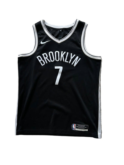black Nike Kevin Durant Brooklyn Nets #7 Icon Edition Swingman jersey 2022 Large