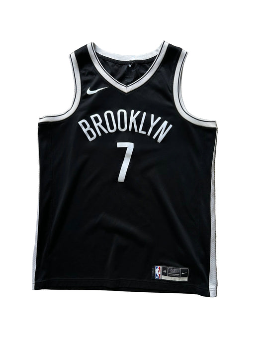 black Nike Kevin Durant Brooklyn Nets #7 Icon Edition Swingman jersey 2022 Large