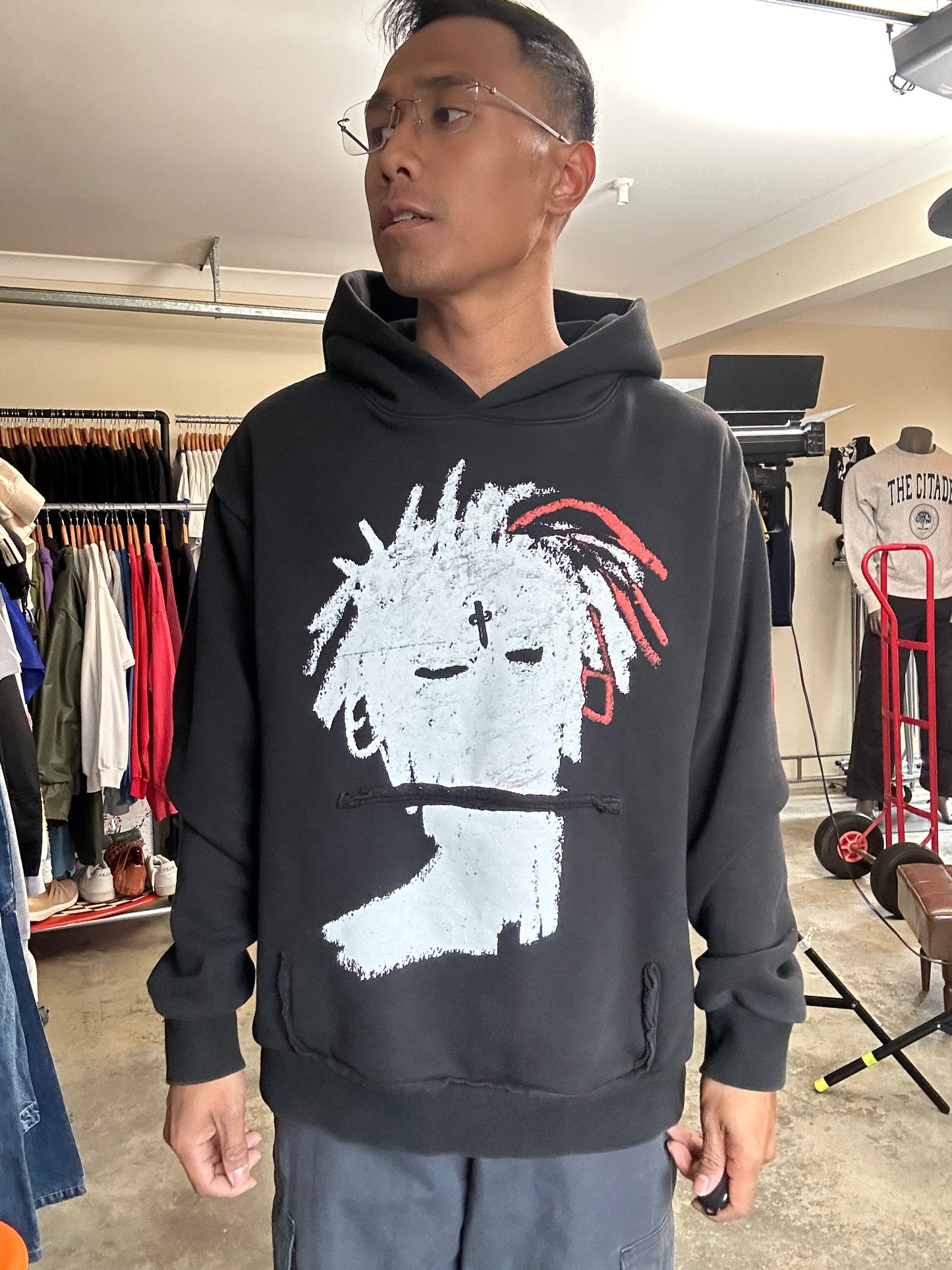 black 21 Savage "American Dream" tour hoodie from 2024 Large