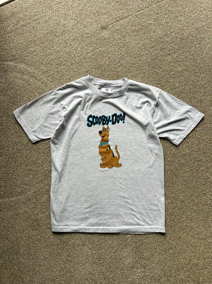 Vintage Scooby Doo Tee Grey Medium Jerzees Tag